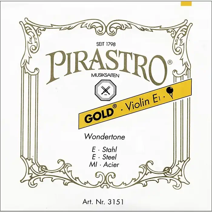 Pirastro Wondertone Gold Label Series Violin A String 4/4 Size Guitar Center