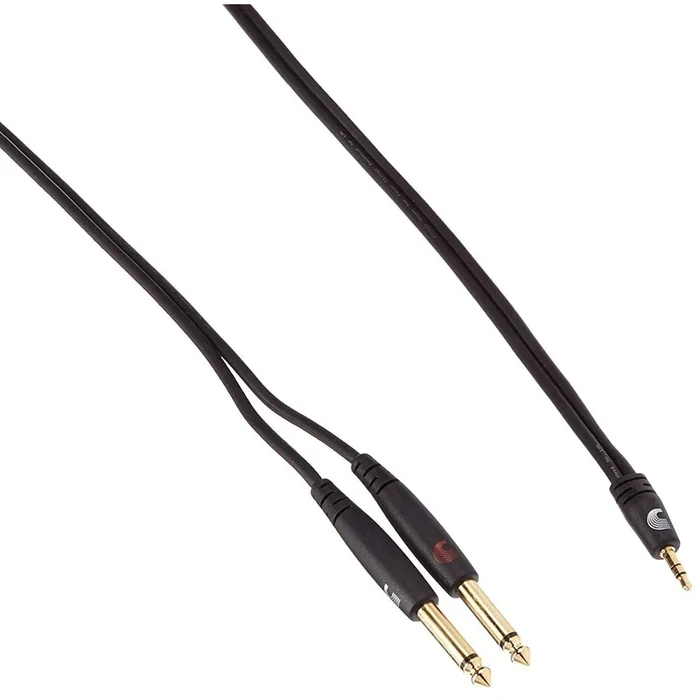 Planet Waves Custom Series Audio Cable 3.5mm to Dual 1/4″, 6 feet