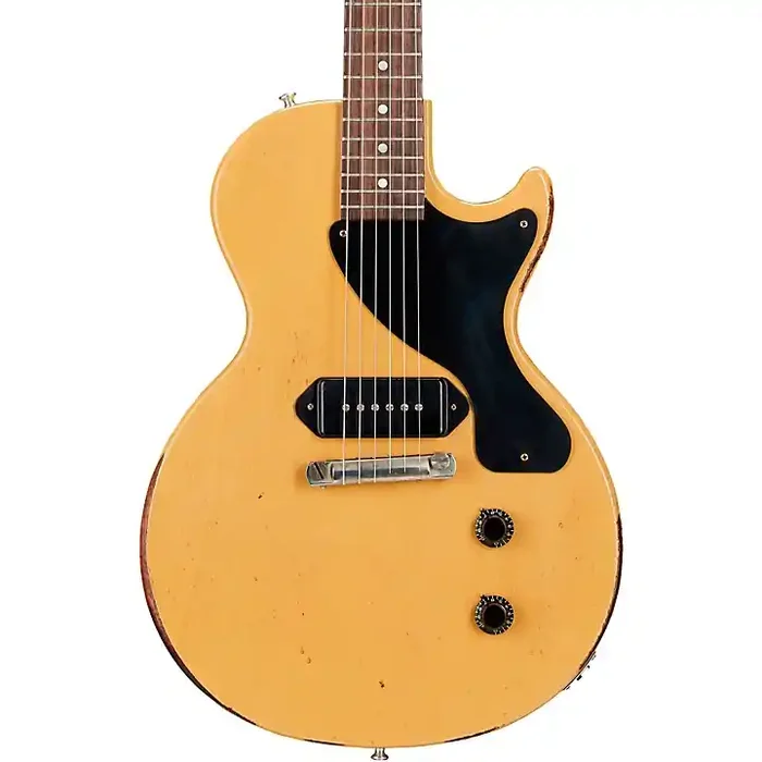 Platinum Gibson Custom Murphy Lab 1957 Les Paul Junior Single-Cut Reissue Heavy Aged Electric Guitar TV Yellow Guitar Center