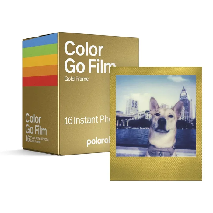 Polaroid Go Film Double Pack – Gold Frame