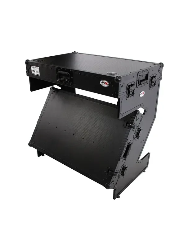 ProX XS-ZTABLEBL JR Folding DJ Z-Table Flight Case (Black)