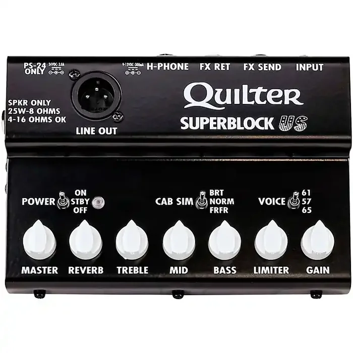 Quilter Labs SuperBlock US 25W Guitar Amp Head Black Guitar Center