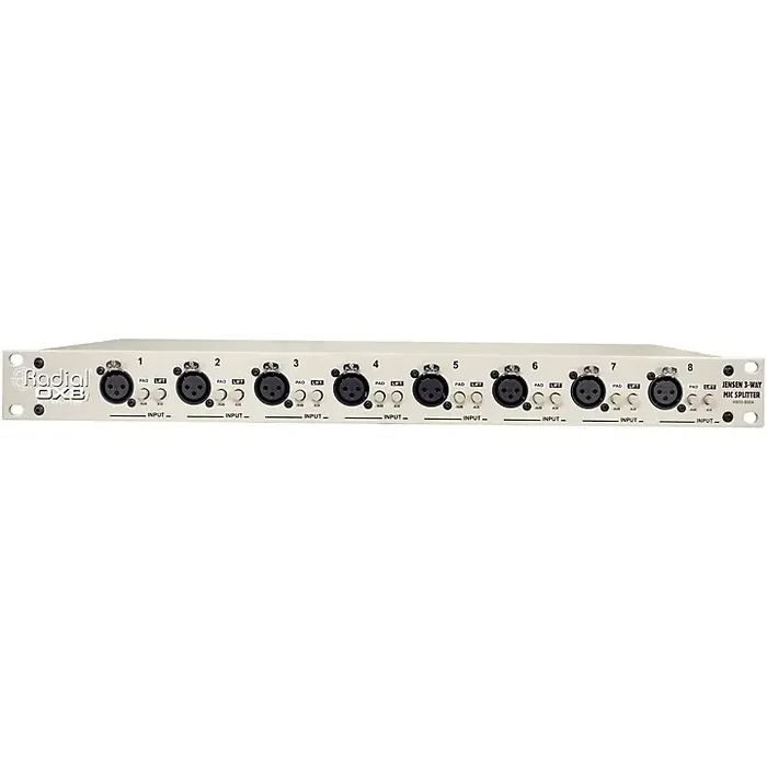 Radial Engineering 8OX-r 8-Channel 3-Way Microphone Splitter Guitar Center