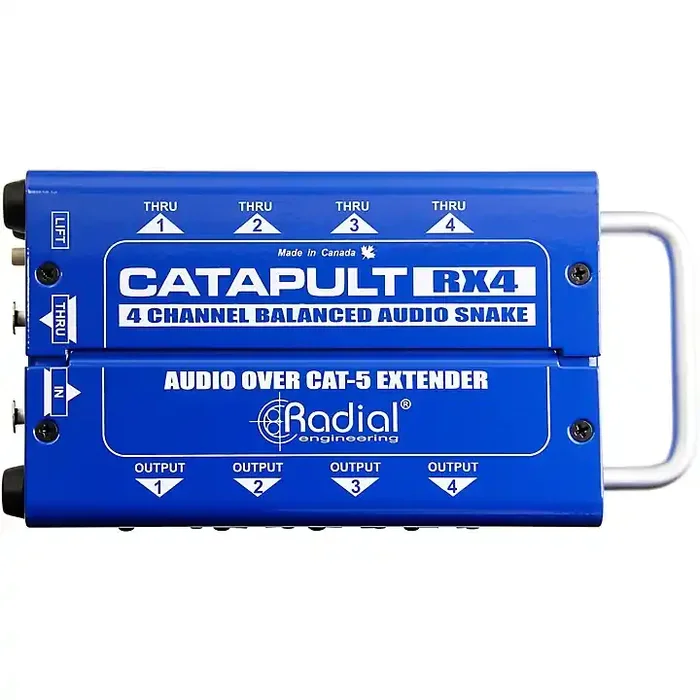 Radial Engineering Catapult 4-channel Cat 5 Audio Snake (RX4 Receiver Module) Guitar Center