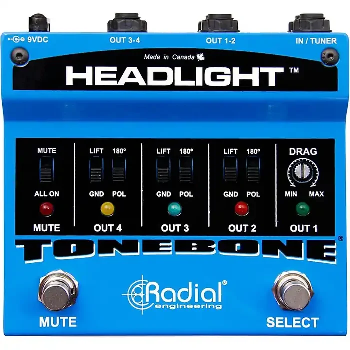 Radial Engineering Headlight Guitar Amp Selector Pedal Guitar Center
