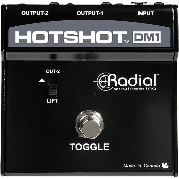 Radial Engineering HotShot DM1 Microphone Signal Muting Footswitch Guitar Center