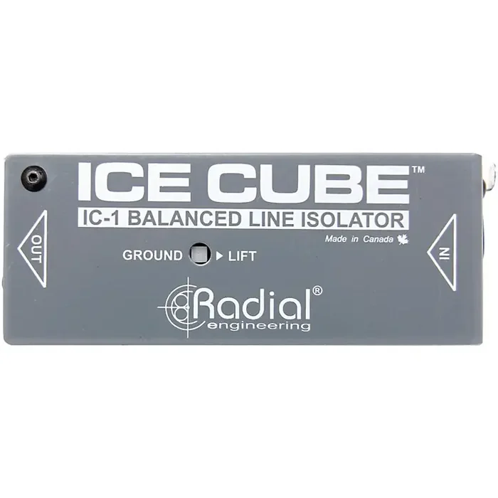 Radial Engineering IceCube IC-1 Balanced Line Isolator and Hum Eliminator Guitar Center