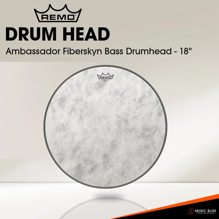 Remo Ambassador Fiberskyn Bass Drumhead – 18″