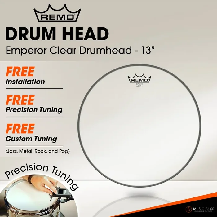 Remo Emperor Clear Drumhead – 13″ (BE-0313-00)