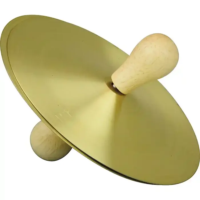 Rhythm Band Brass Cymbals With Knobs 5 in. Pair With Handles Guitar Center