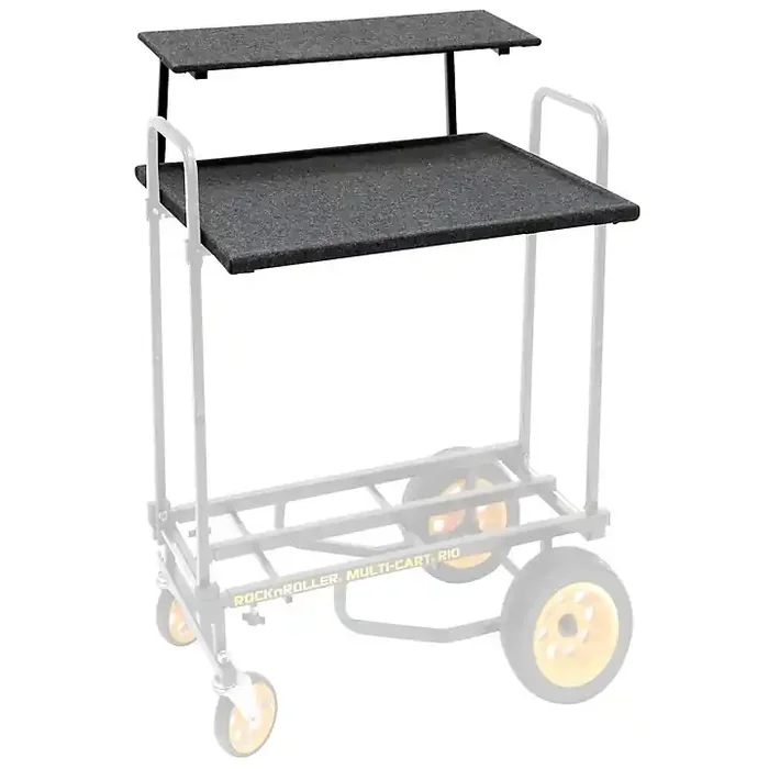 RockNRoller RSHM2T 2-Tier Multimedia Shelf for R8, R10, R11G, R12 Carts Guitar Center