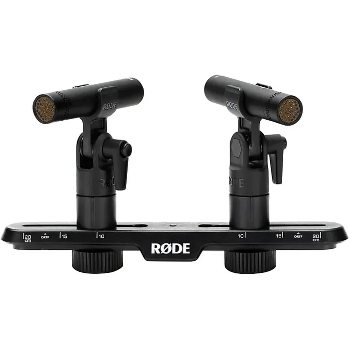 RODE TF-5 MP Premium Matched Pair of 1/2″ True Condenser Cardioid Microphones, Including SB20 Stereo Bar Guitar Center