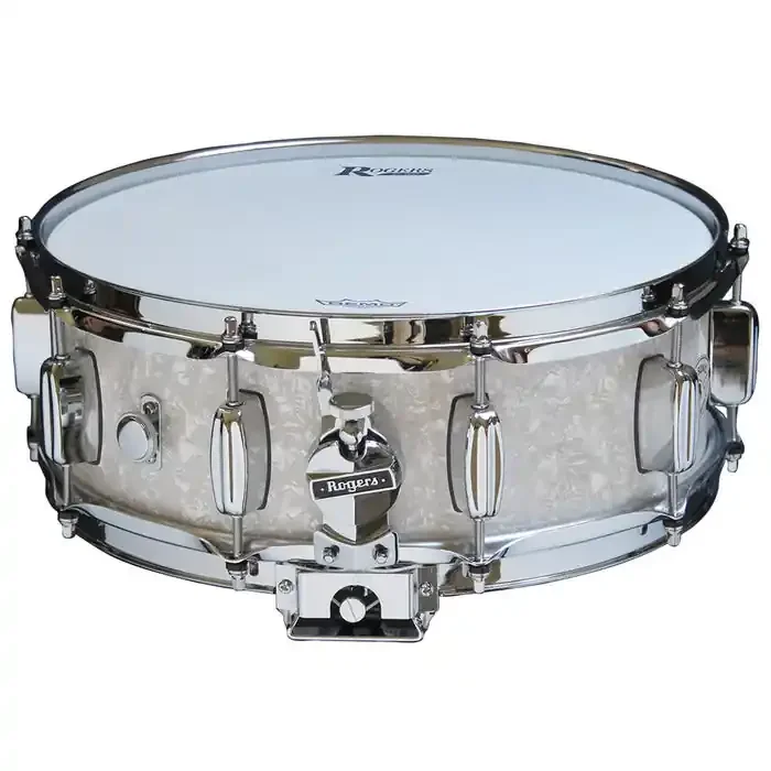 Rogers 14″ x 5″ Dyna-Sonic Classic Snare Drum – White Marine Pearl