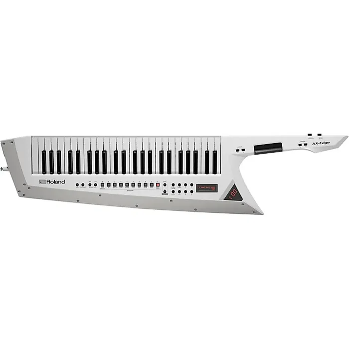 Roland AX-Edge Keytar Synthesizer White Guitar Center