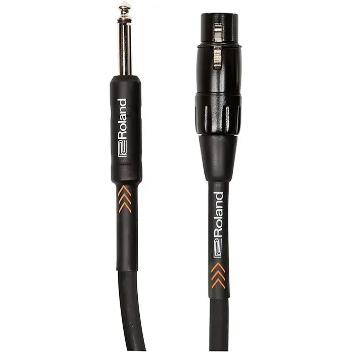 Roland Black Series XLR Hi-Z Microphone Cable 20 ft. Black Guitar Center