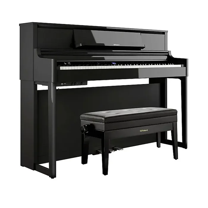 Roland LX-5 Premium Digital Piano With Bench Polished Ebony Guitar Center