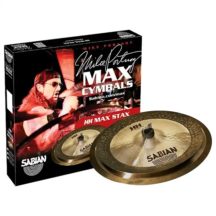 SABIAN HH Low Max Stax Cymbal Pack Brilliant Finish 12 in. Kang, 14 in. Crash Brilliant Guitar Center