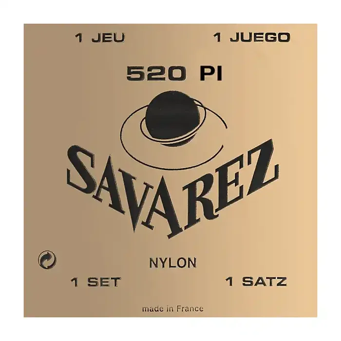 Savarez 520P1 Plastic Wound Trebles Traditional Basses High Tension Nylon Guitar String Set Guitar Center