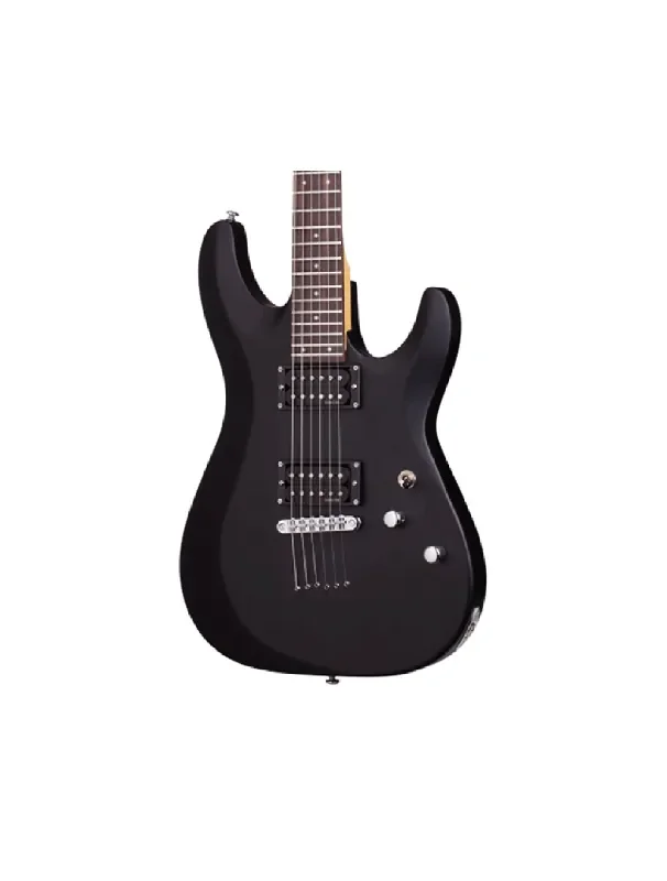 Schecter C-6 Deluxe Electric Guitar – Satin Black
