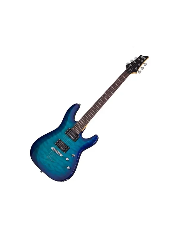 Schecter C-6 Plus – Ocean Blue Burst