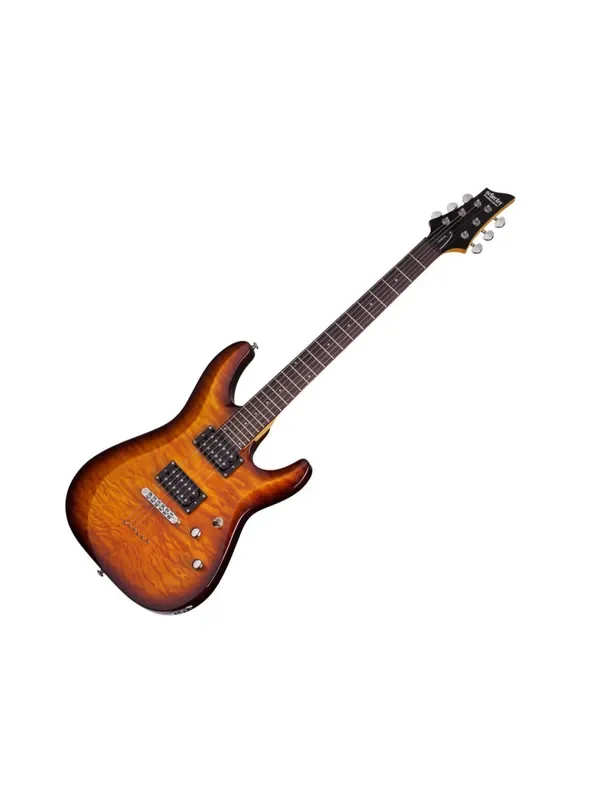 Schecter C-6 Plus Electric Guitar – Vintage Sunburst