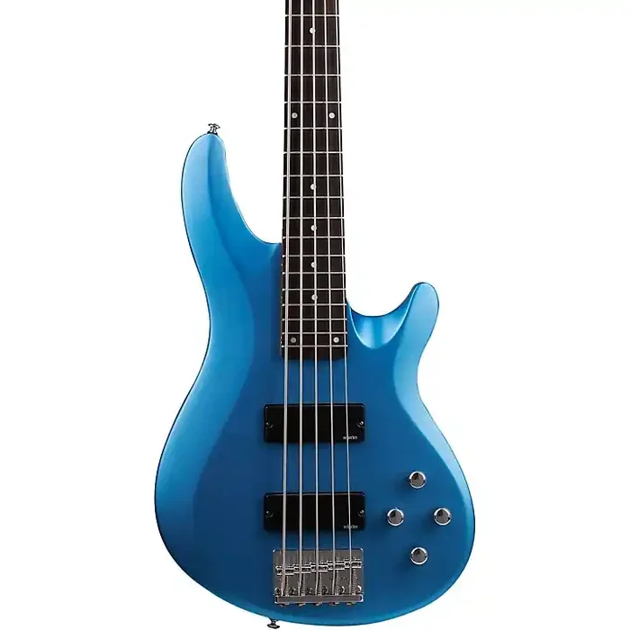 Schecter Guitar Research C-5 Deluxe Electric Bass Satin Metallic Light Blue Guitar Center