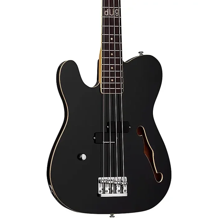 Schecter Guitar Research dUg Pinnick Signature Baron-H Left-Handed Electric Bass Black Guitar Center