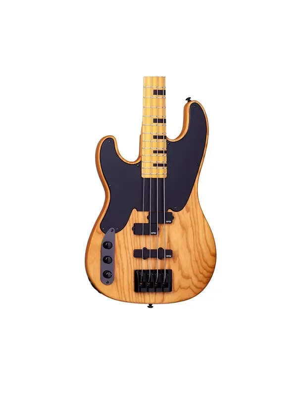 Schecter Model-T Session Left Handed Bass – Aged Natural Satin