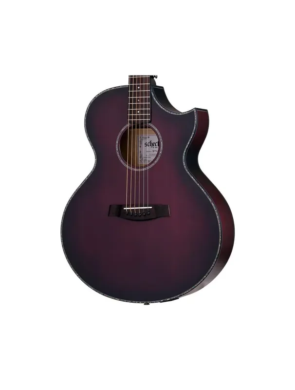 Schecter Orleans Stage A/E Guitar – Vampyre Red Burst Satin