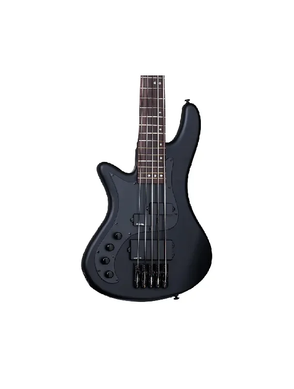 Schecter Stiletto Stealth 5 Left Handed 5-String Bass – Satin Black