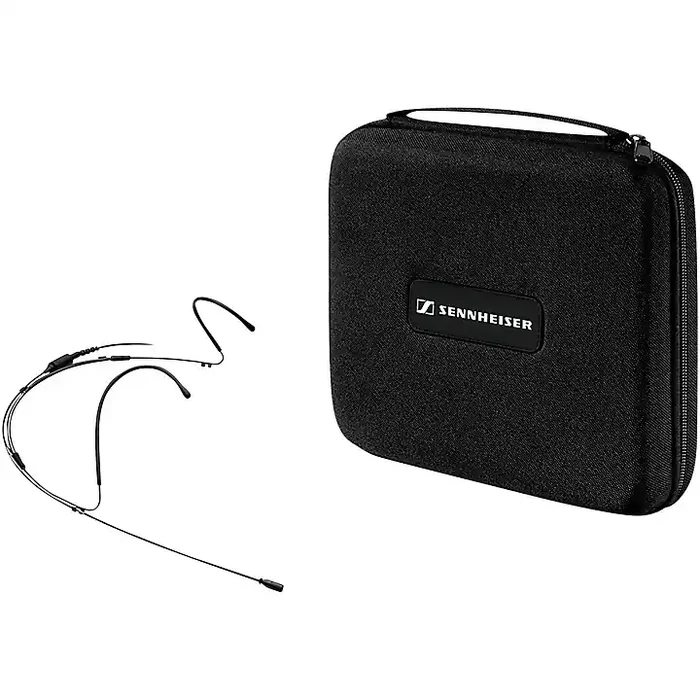 Sennheiser SL Headmic 1-4 BK, Black Neckband Omni Microphone Black Guitar Center