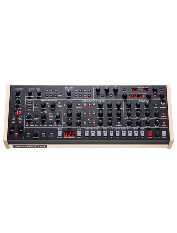 Sequential Trigon-6 Module 6-Voice Polyphonic Desktop Synthesizer