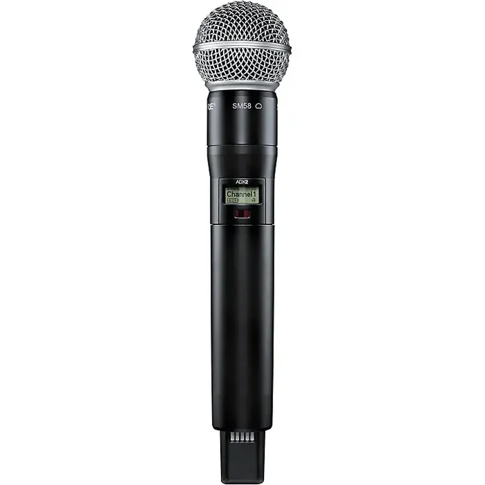 Shure Axient Digital ADX2/SM58 Wireless Handheld Microphone Transmitter With SM58 Capsule Band G57 Guitar Center
