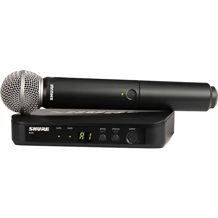 Shure BLX24/SM58 Handheld Wireless System With SM58 Capsule Band H11 Guitar Center
