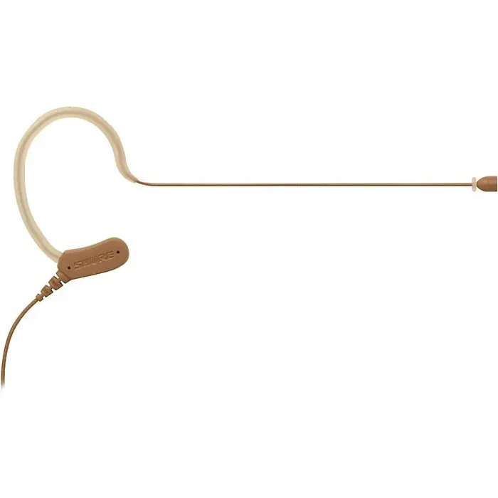 Shure MX153C/O-TQG Omnidirectional Earset Headworn Microphone, Cocoa Guitar Center