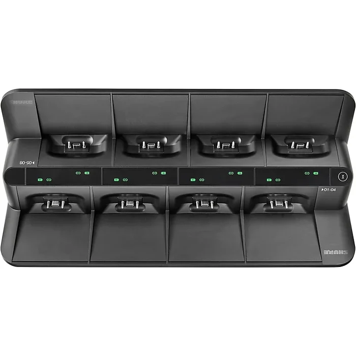 Shure Networked Dock – 8 Bay – Gooseneck