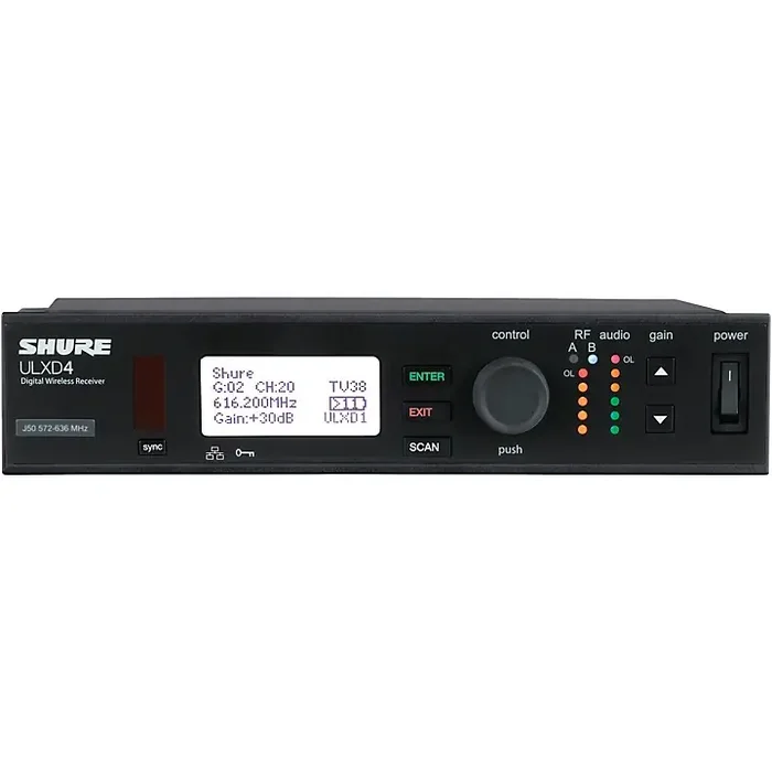 Shure ULXD4 Digital Wireless Receiver Band H50 Guitar Center