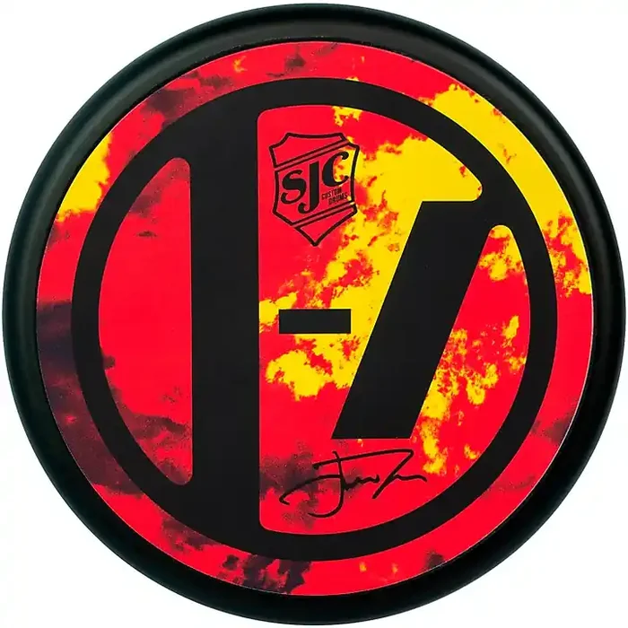 SJC Drums Josh Dun Practice Pad 8 in. Inferno Guitar Center
