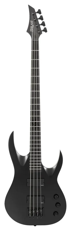 Solar A1.4C 4 String Electric Bass – Carbon Black Matte