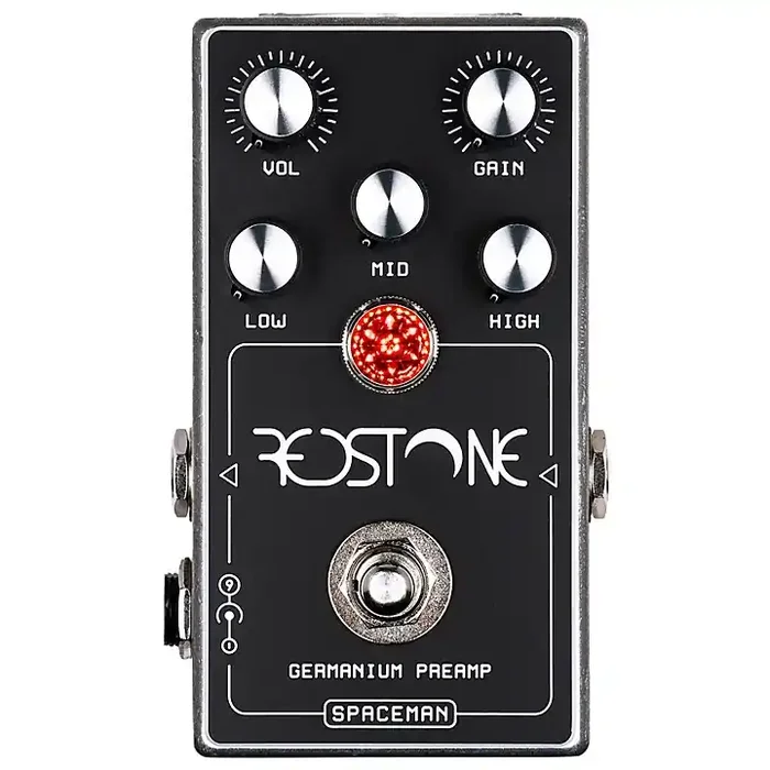 Spaceman Effects Redstone Germanium Preamp Effects Pedal Silver Standard Guitar Center