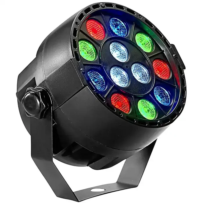 Stagg Ecopar XS Spotlight with 12 x 1-watt R/G/B/W LED‘s Black Guitar Center