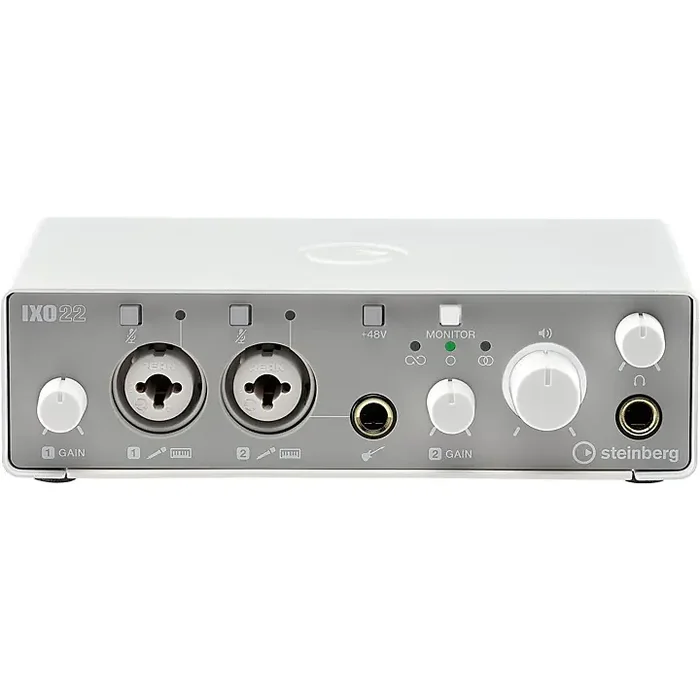 Steinberg IXO22 Audio Interface with Two Mic Preamps White Guitar Center