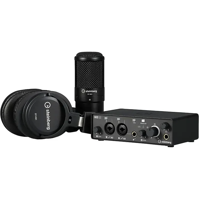 Steinberg IXO22 B Recording Pack with Mic & Headphones Guitar Center