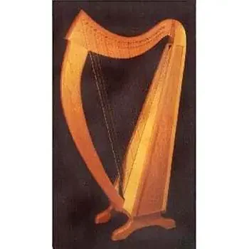 Stoney End Braunwen 29 String Harp Finished, with full levers