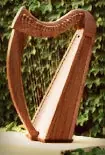 Stoney End Brittany 22 String Harp Package, Cherry