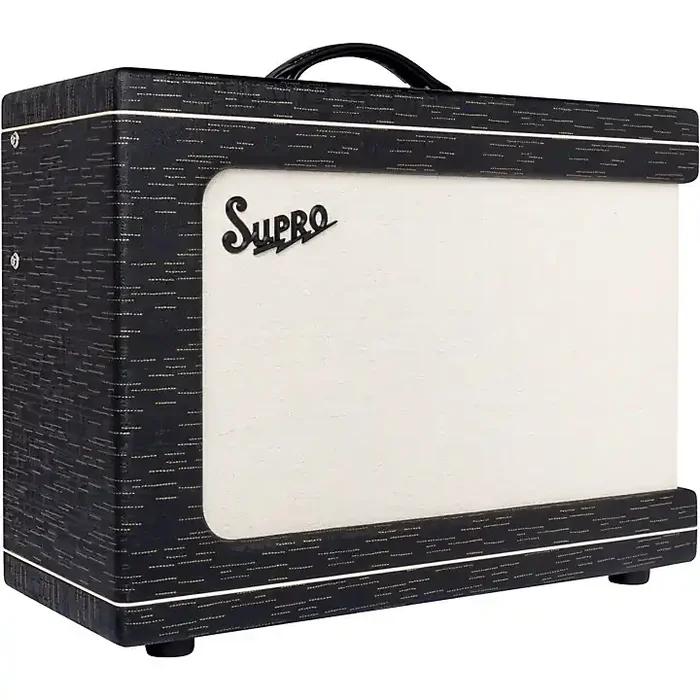 Supro Ambassador Custom 2×10 50W Tube Combo Amp Black Scandia Guitar Center