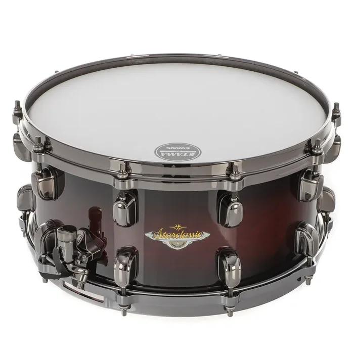 Tama 14″ x 6.5″ Starclassic Maple Snare Drum – Dark Mocha Burst With Black Nickel Hardware