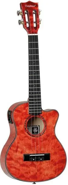 Tanglewood TWT 26 E Tenor Cutaway Ukulele Tuscan Sunset Red Gloss Finish