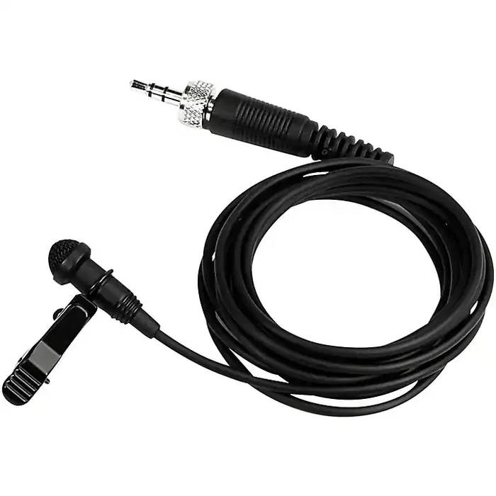 TASCAM TM-10LB Omnidirectional Lavalier Microphone with Screw Lock Connector Black Guitar Center