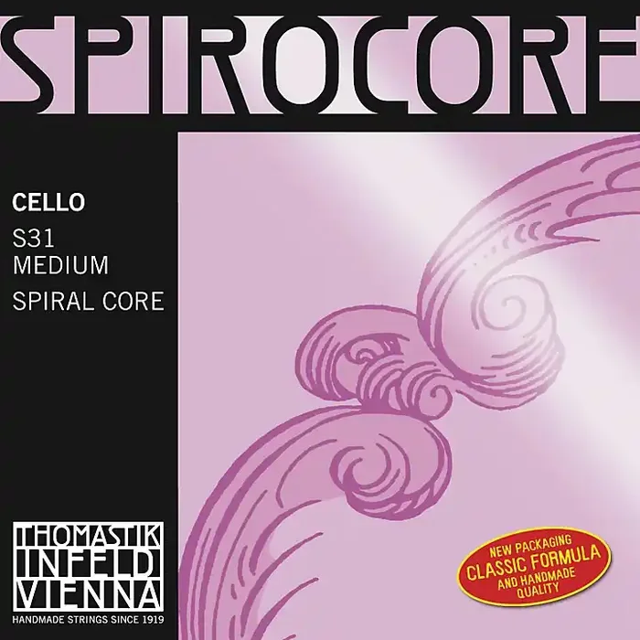 Thomastik Spirocore 4/4 Size Cello Strings 4/4 G String, Silver Guitar Center